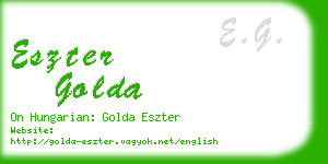 eszter golda business card